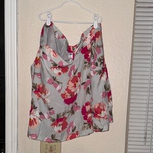 Old Navy Floral Camisole - Pink and Gray